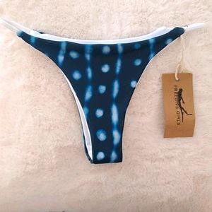 Freedive Girls whale shark print bikini bottom